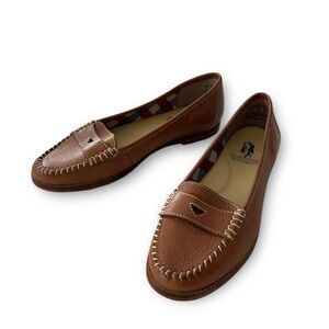 Hush Puppies Tan Leather Penny Loafers